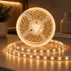 Tira LED 24V DC - 18W/m - Monocolor - 10mm - IP20 - Rollo 5 metros - 120ch/m