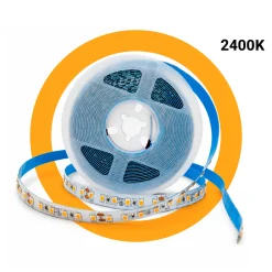 Tira LED 24V DC - 18W/m - Monocolor - 10mm - IP20 - Rollo 5 metros - 120ch/m