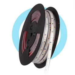 Tira LED 220V - 300W (2400xSMD2835) - 12mm - Apta exterior: IP67 - Rollo 20 metros