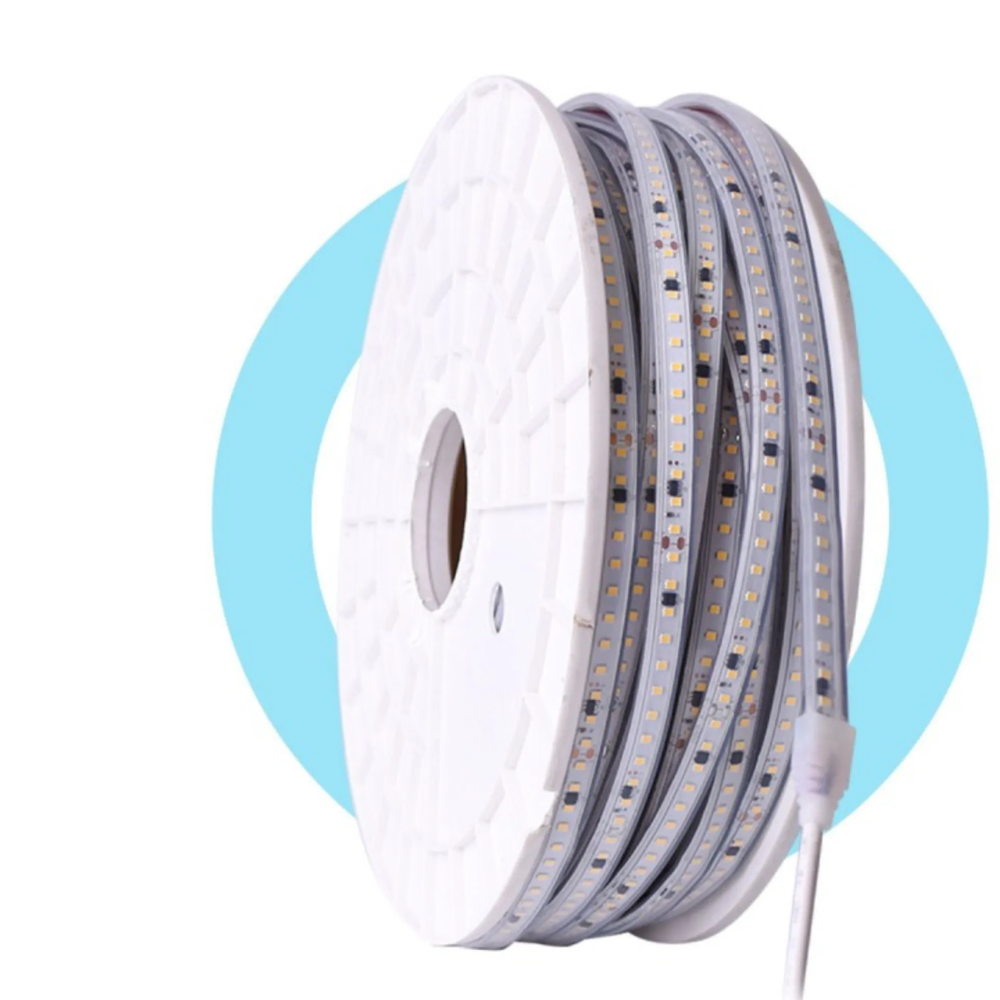 Tira LED 220V - 950W (6000xSMD2835) 12mm - IP67 - Rollo 50 metros - Corte cada 10cm