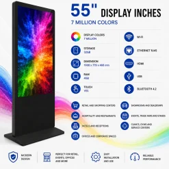 Tótem Publicitario Digital Táctil 55