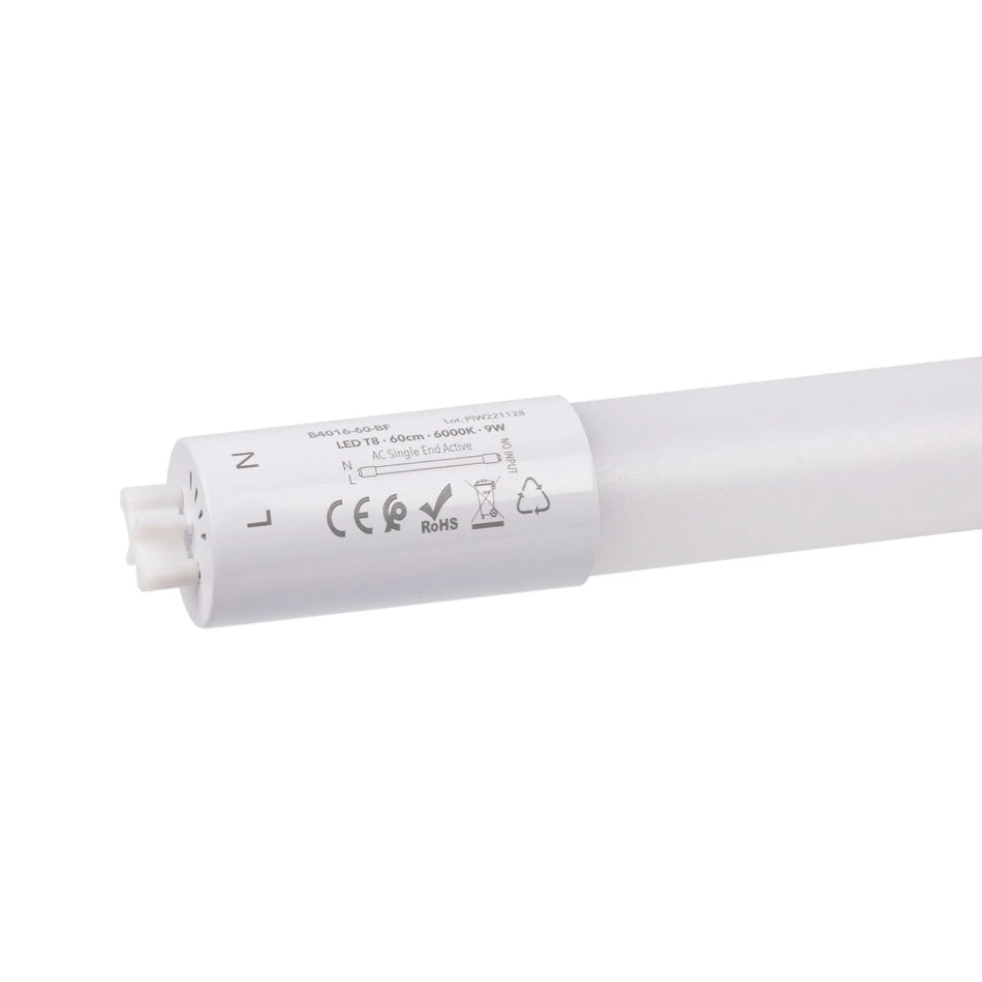 Tubo LED 150cm T8 con sensor de movimiento microondas - 22W - 100lm/w - 6000K