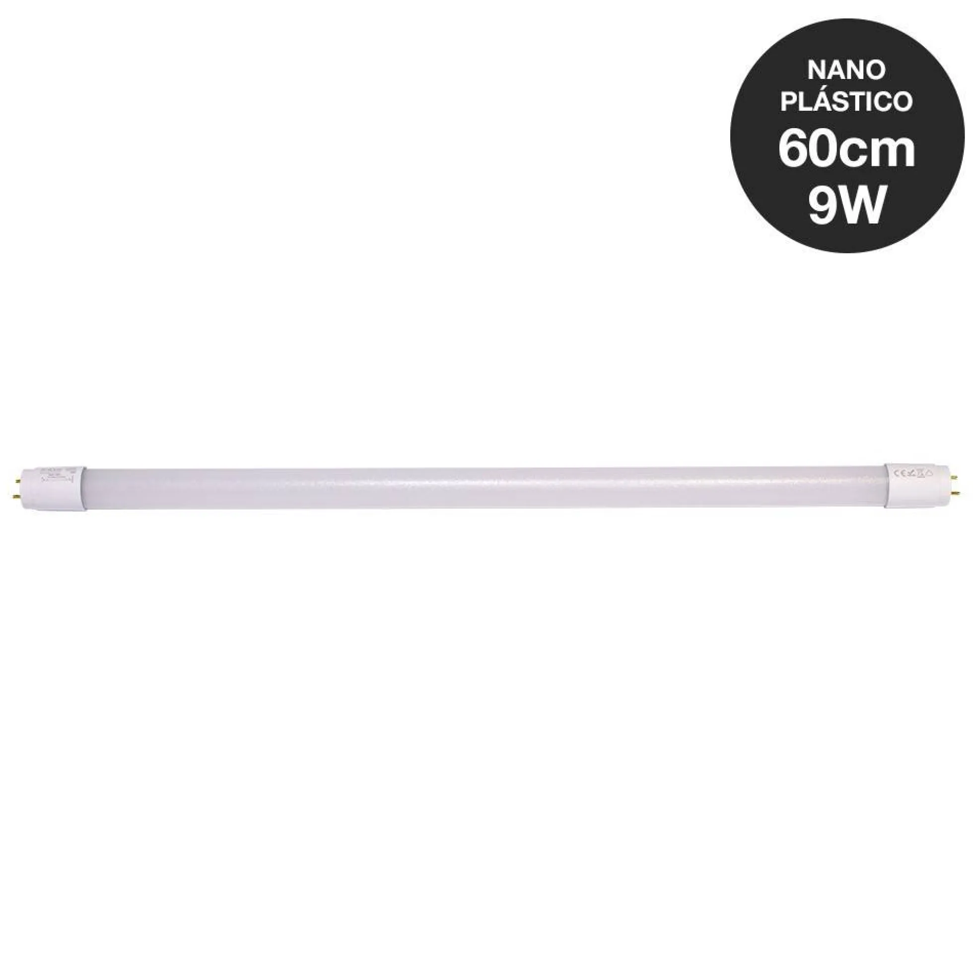 Tubo LED 60cm T8 - 9W - 140lm/W