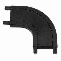 Unión curva 90 grados horizontal para carril magnético de superficie - 26mm