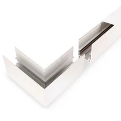 Unión en L para carriles magnéticos de superficie 20mm - Horizontal