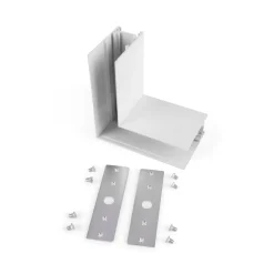Unión en L para carriles magnéticos de superficie 20mm - Horizontal