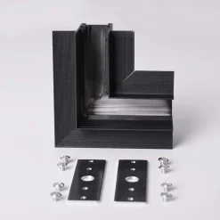Unión en L para carriles magnéticos empotrables 20 mm - Horizontal