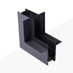 Unión en L para carriles magnéticos empotrables 20mm - Vertical