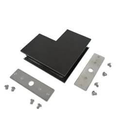 Unión en L para carriles magnéticos de superficie 20mm - Vertical