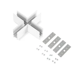 Unión en X para carriles magnéticos de superficie 20mm