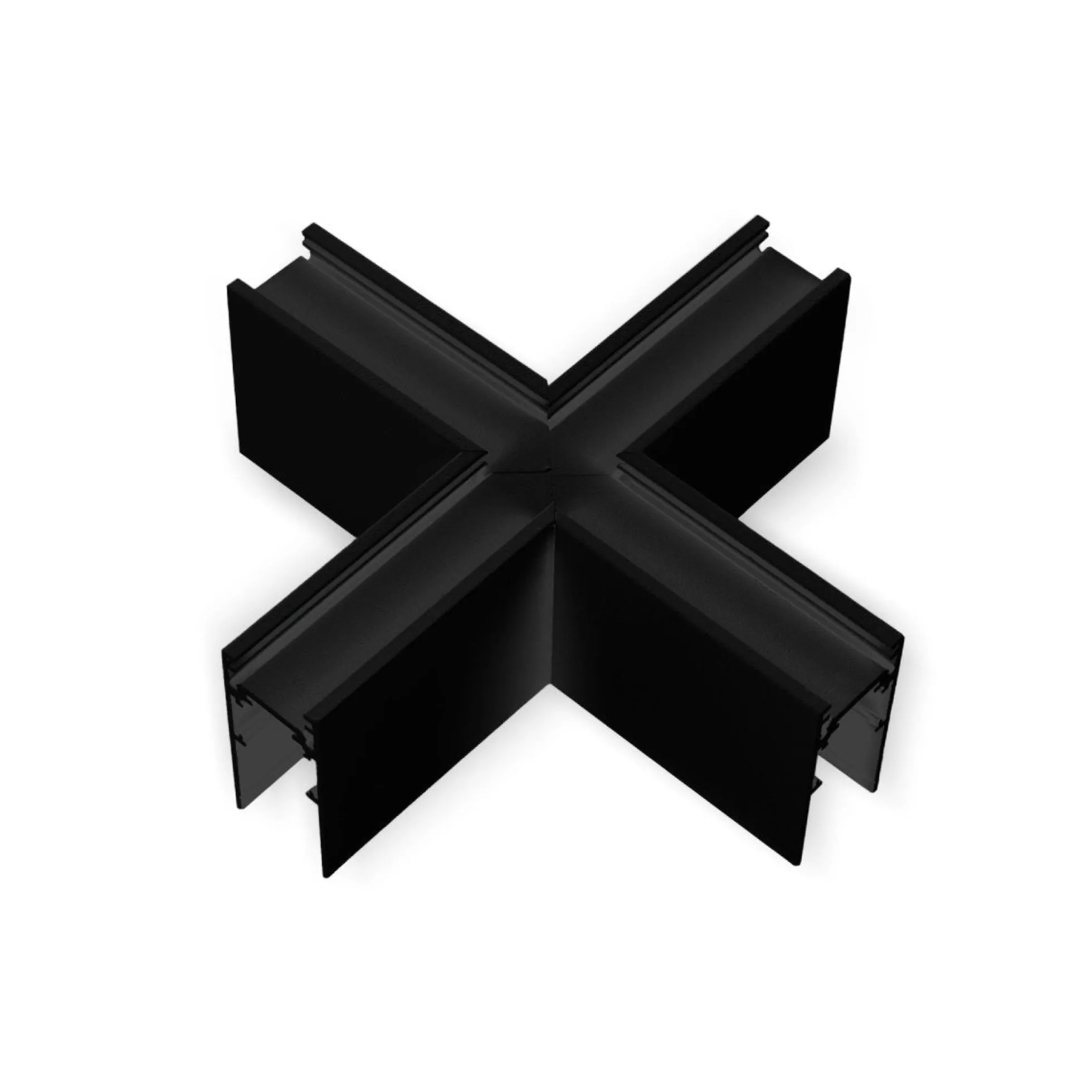 Unión en X para carriles magnéticos de superficie 20mm