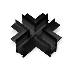 Unión en X para carriles magnéticos empotrables 20mm