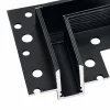 Unión 90 grados horizontal para carril magnético de integración/trimless - 10mm