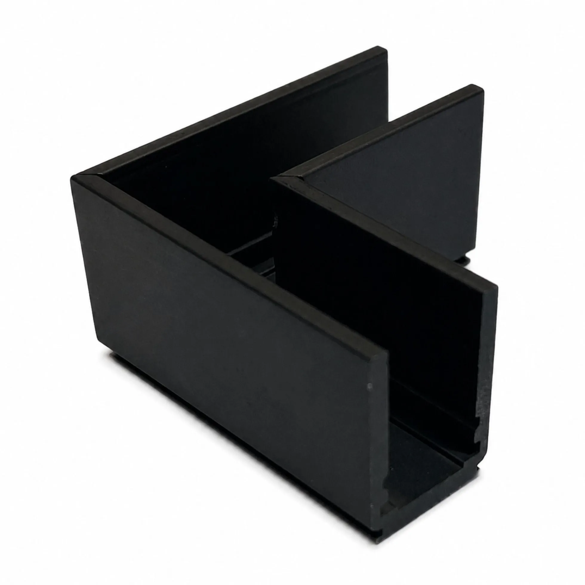 Unión 90 grados horizontal para carril magnético de superficie - 10mm
