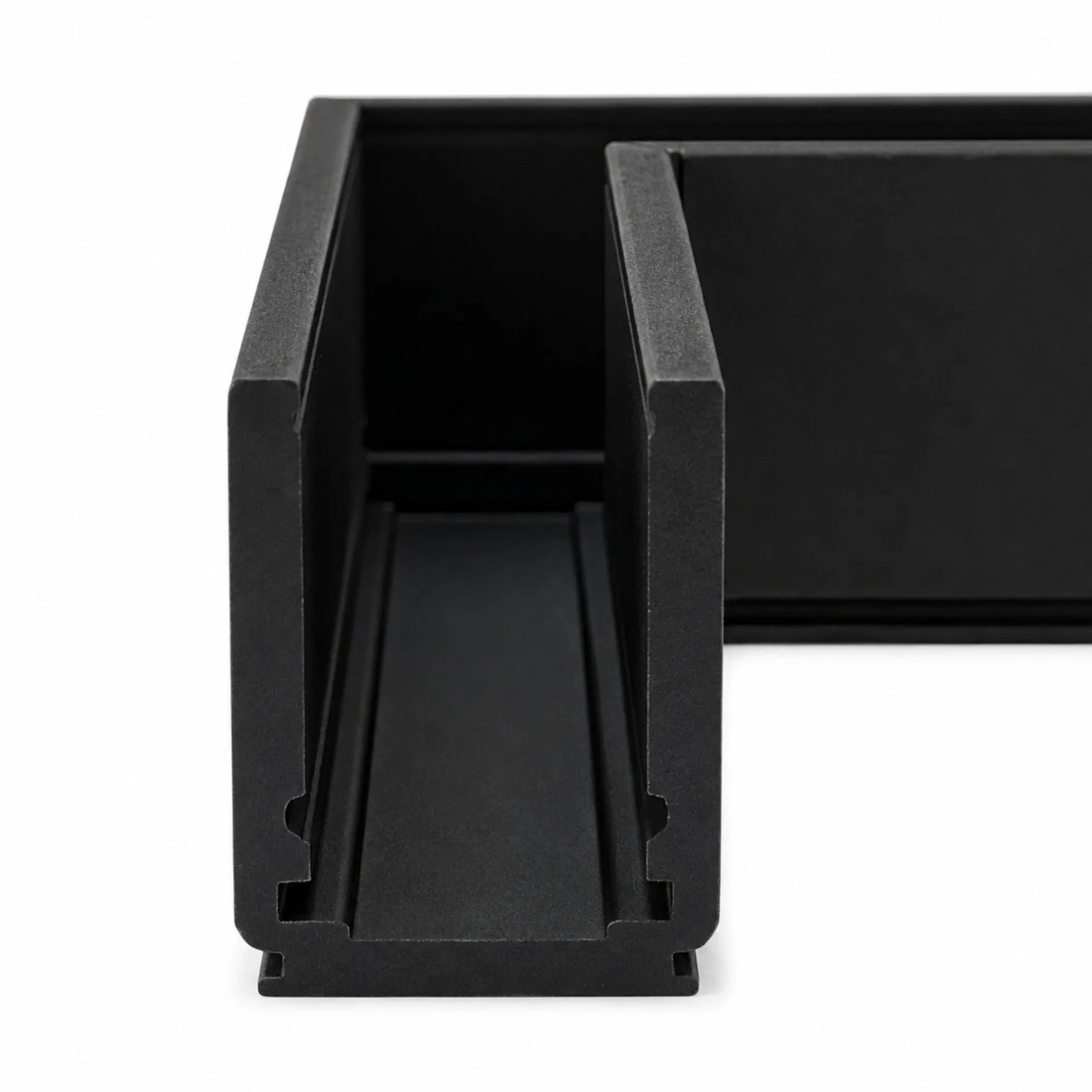 Unión 90 grados horizontal para carril magnético de superficie - 10mm