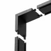 Unión 90 grados vertical para carril magnético de superficie - 26mm