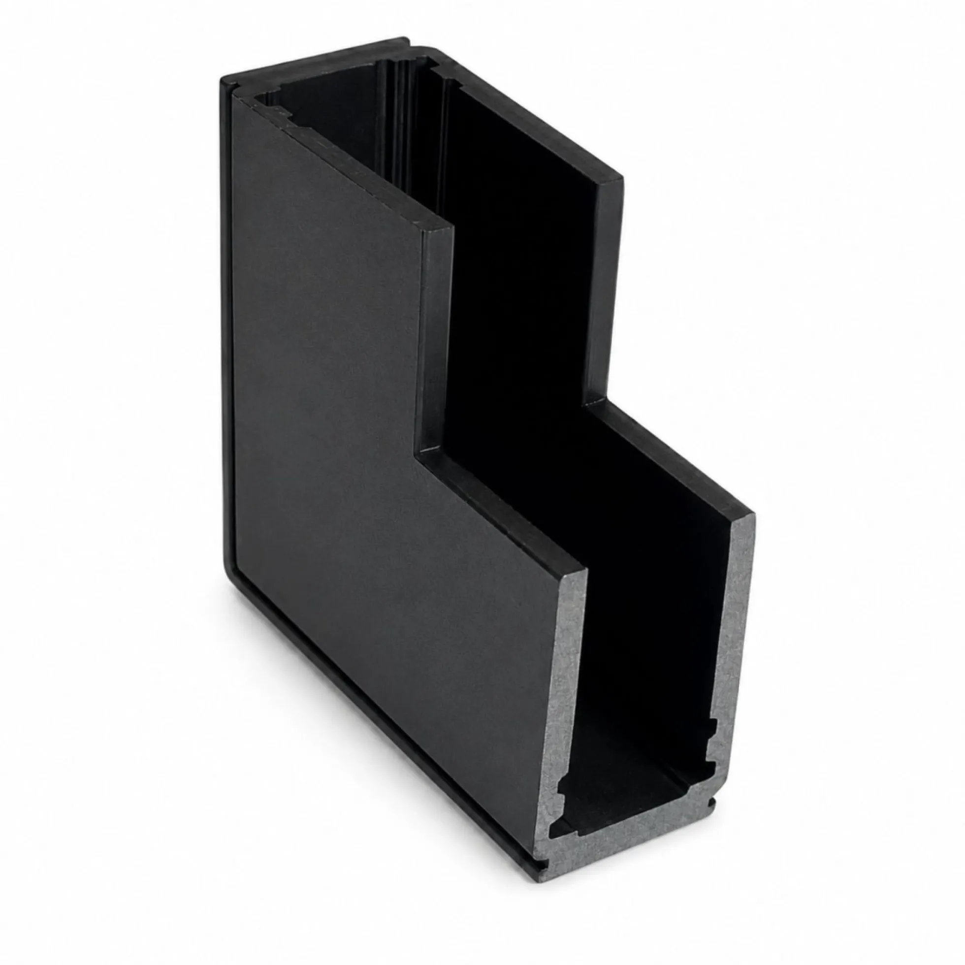 Unión 90 grados vertical para carril magnético de superficie - 10mm
