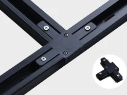 Unión rígida en "T" para carril monofásico