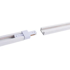 Unión rígida recta para carril monofásico de PVC ( Ref.: BTMP)