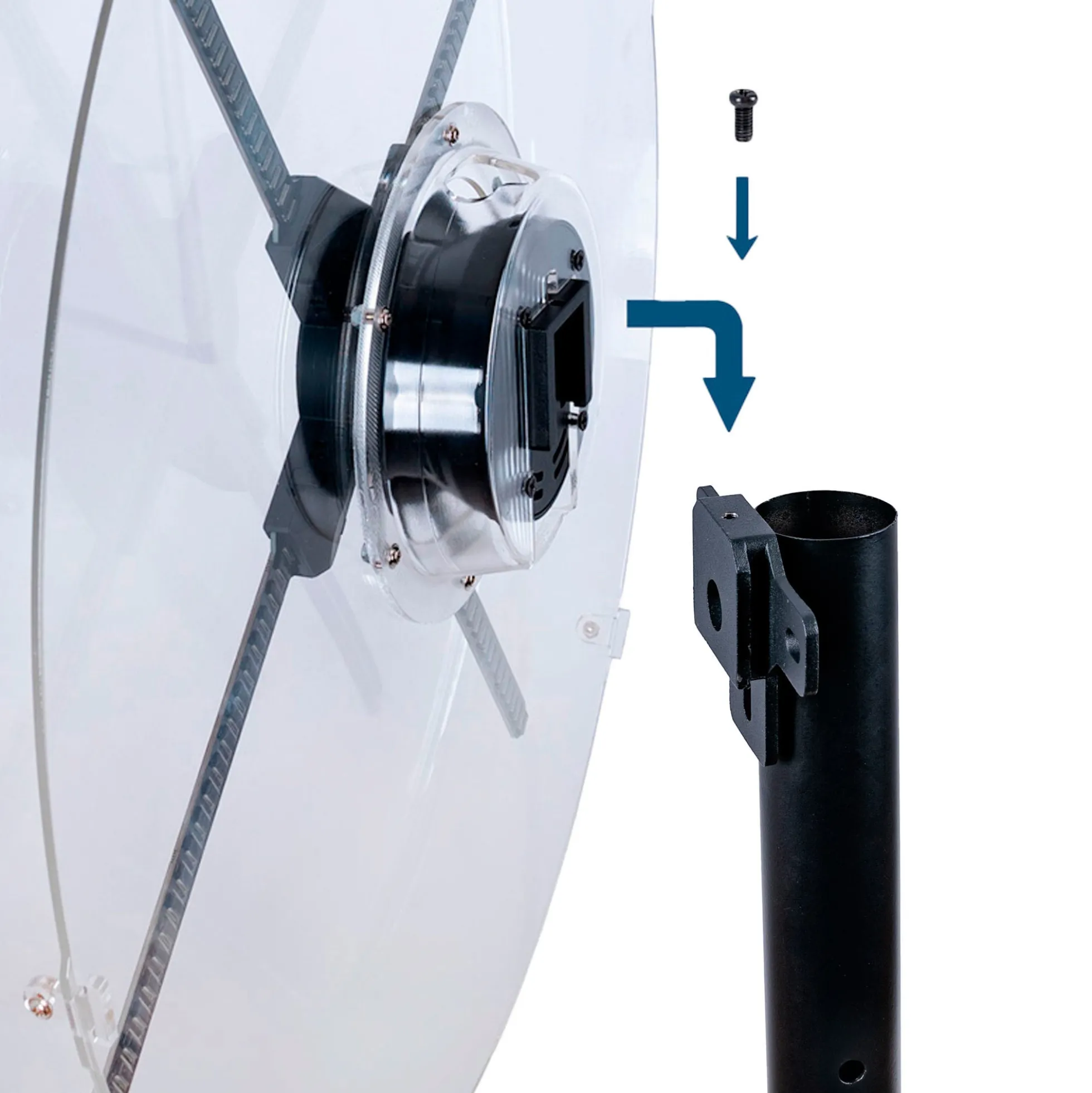 Ventilador holográfico 3D con trípode - Ø 52cm - 72W